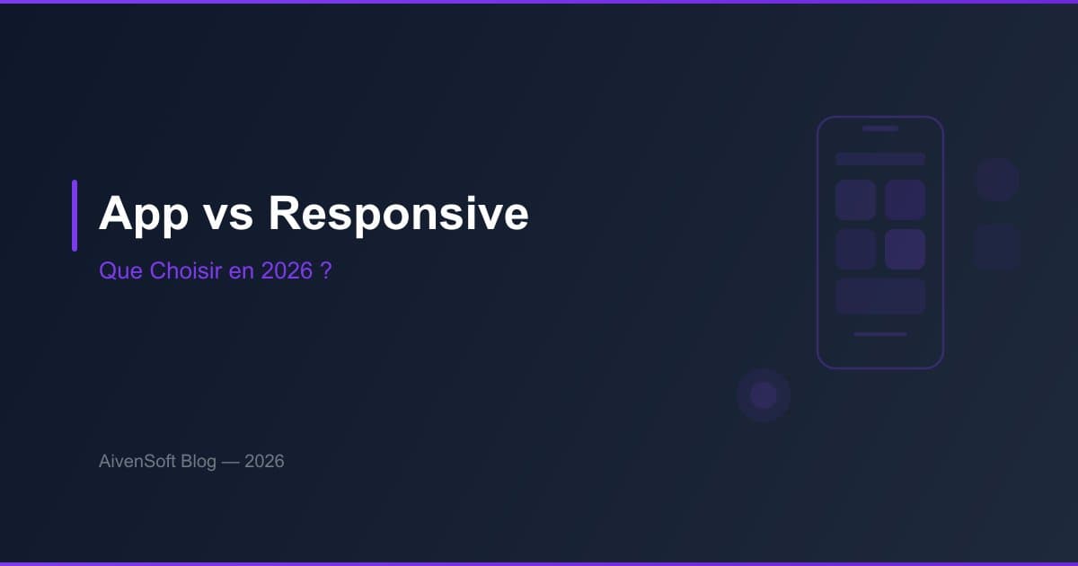 Mobile App or Responsive Website: What to Choose in 2026?