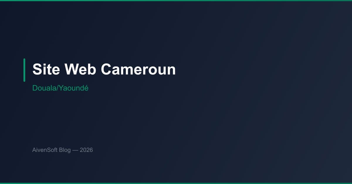 Website Creation in Cameroon: Digital Agency Douala/Yaoundé