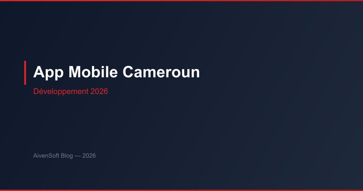 Mobile App Development in Cameroon