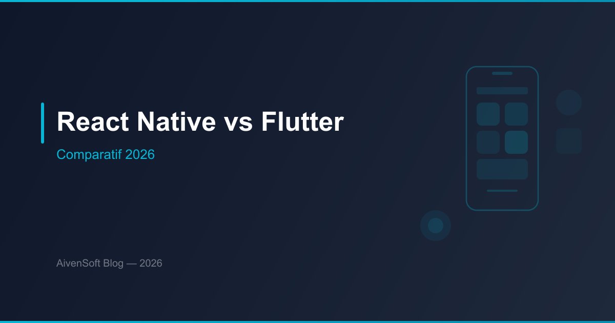 React Native vs Flutter en 2026 : le guide comparatif